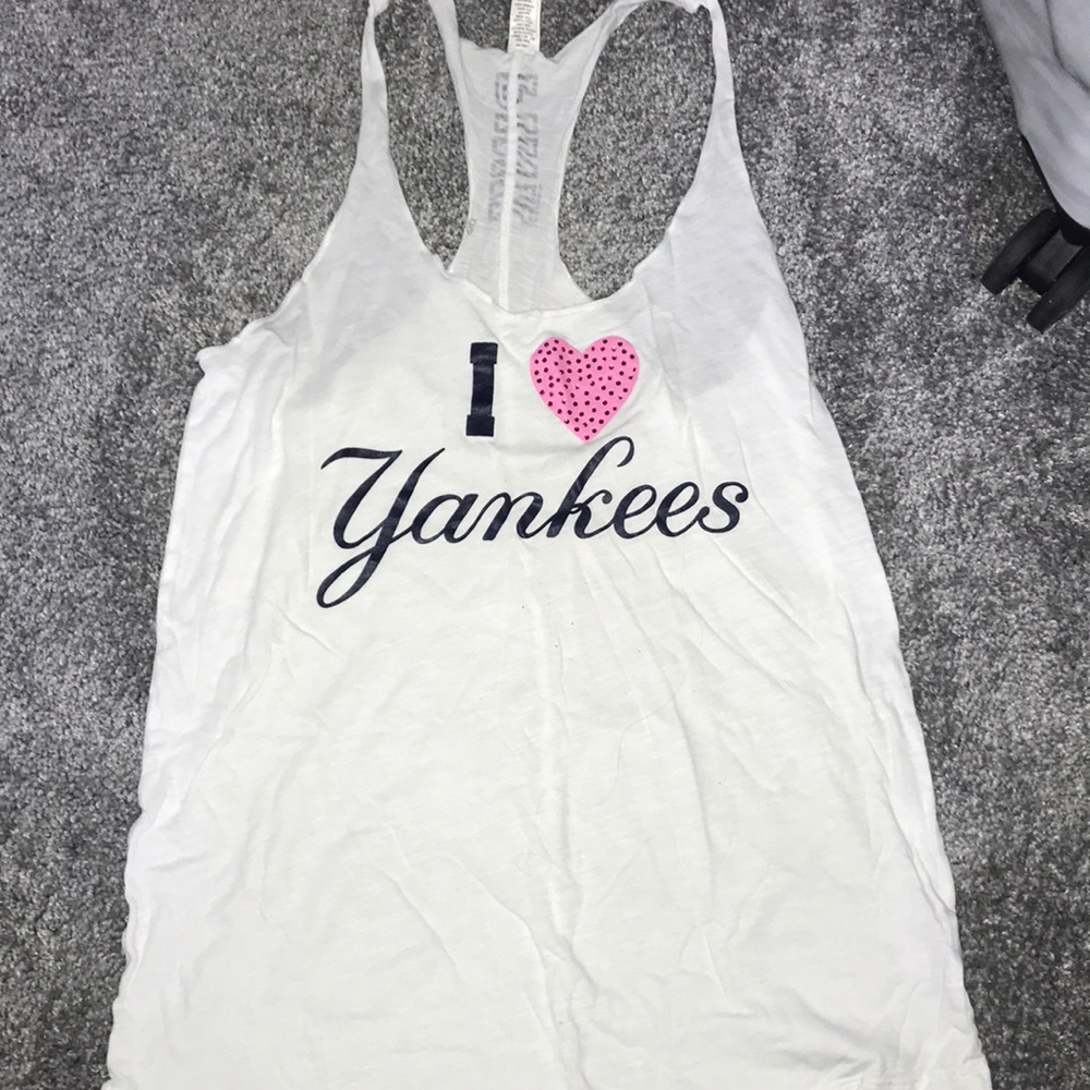 VS Pink Yankees tank top